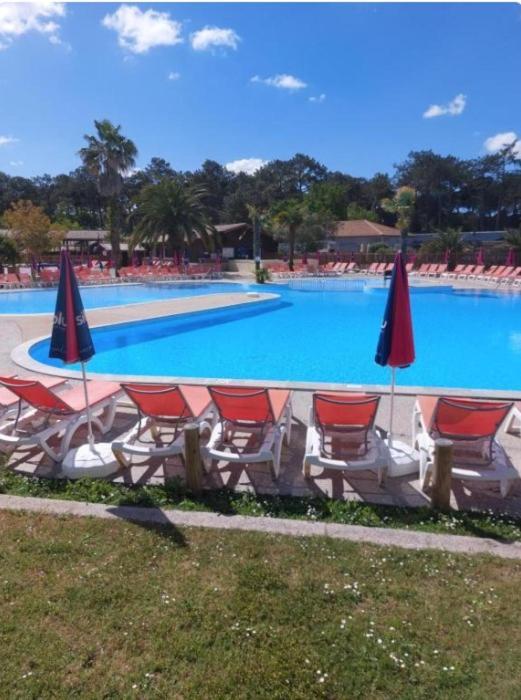 Mobilhome 6-8 Personnes Camping Les Viviers 4 Etoiles Cap Ferret Lege-Cap-Ferret Bagian luar foto